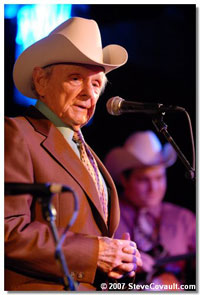 Ralph Stanley during his Feb 2007 show at the Belly Up